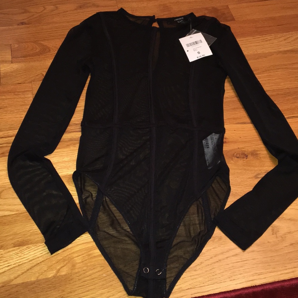 Forever 21 mesh bodysuit